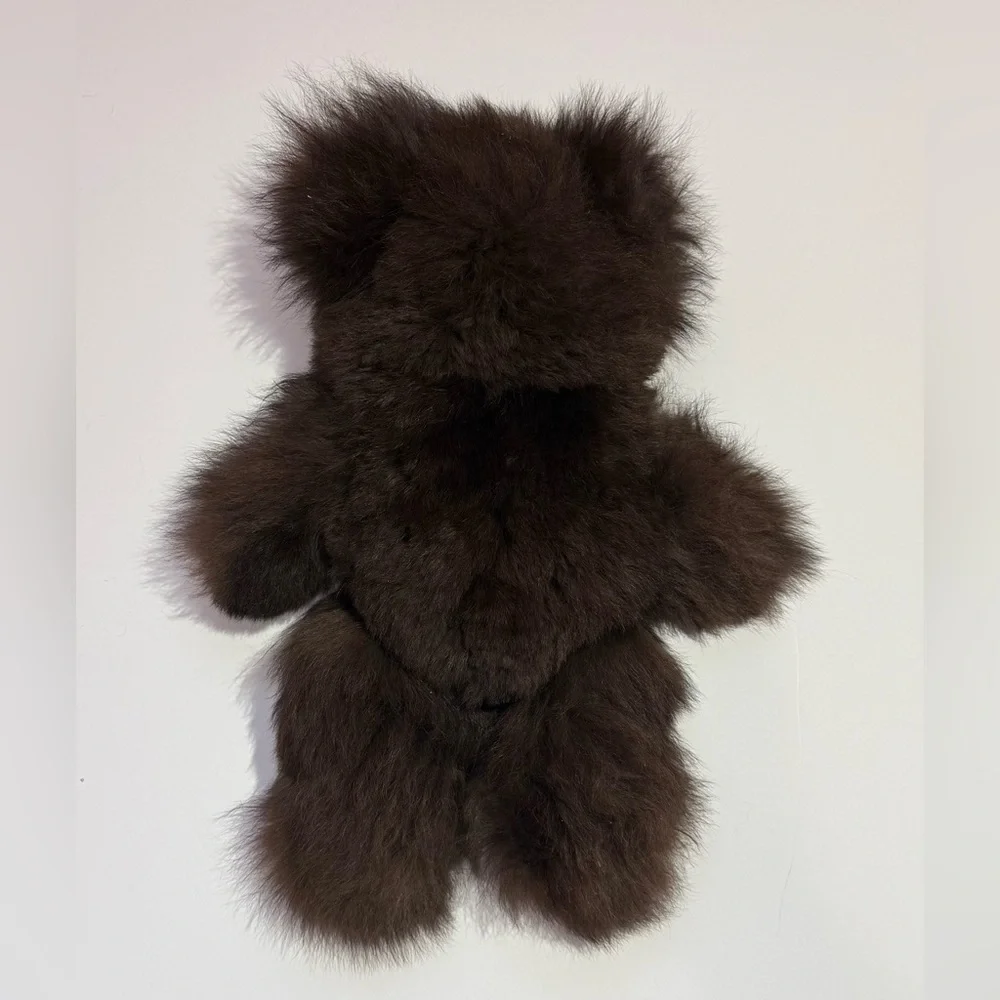Peruvian Alpaca Fur Teddy Bear - Picture 2 of 3